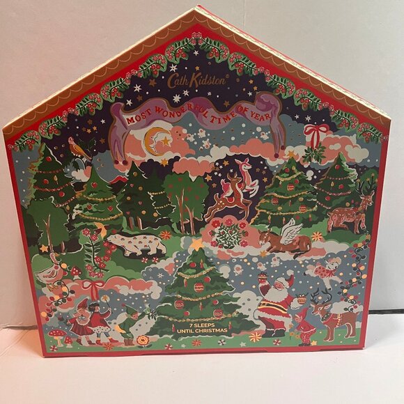Heathcote & Ivory Cath Kidston 7 Sleeps Until Christmas Beauty Advent Calendar - Picture 1 of 2